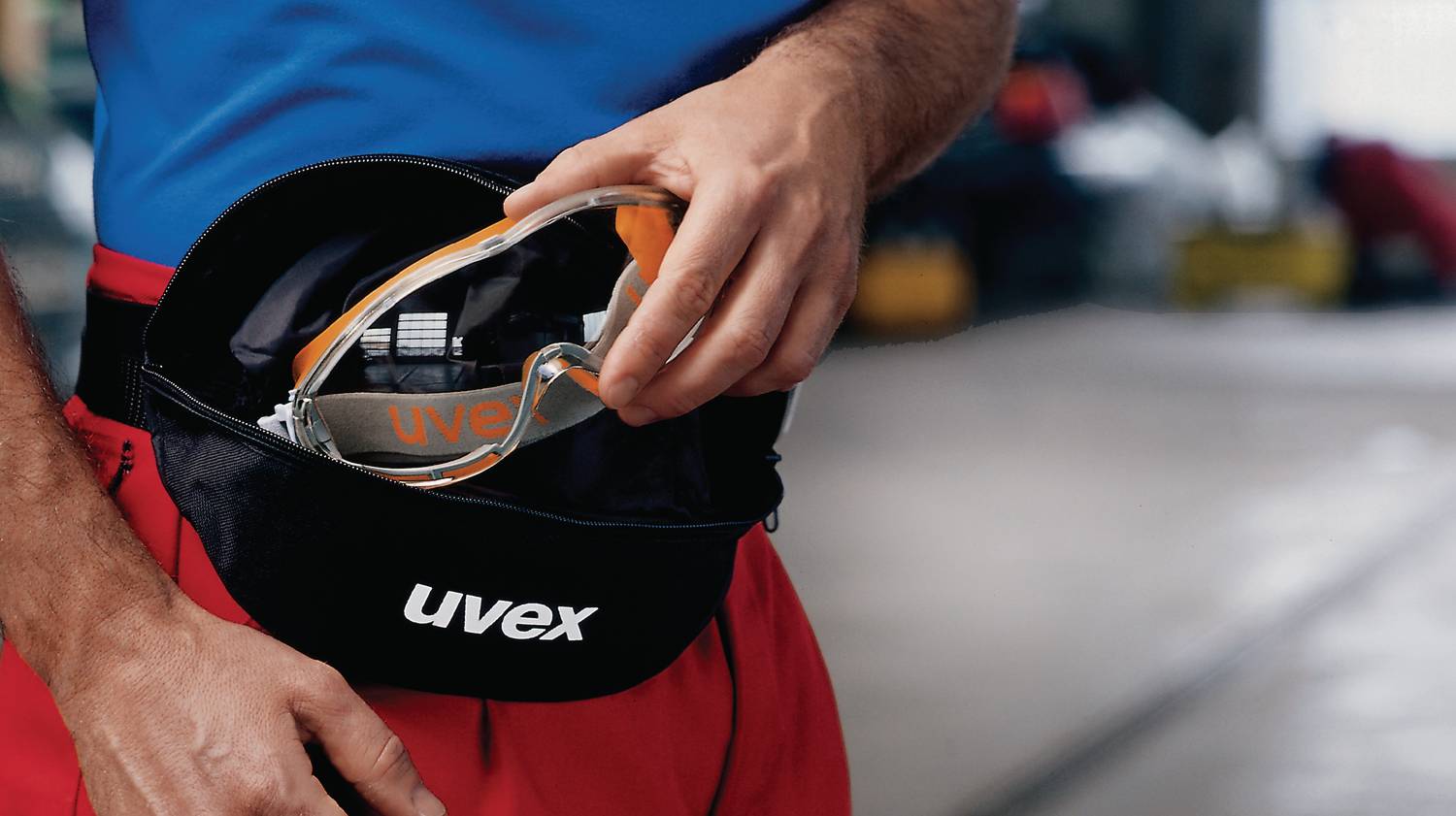uvex ULTRASONIC 9302245 Vollsichtbrille inkl. UV-Schutz Orange, Grau EN 166-1, EN 170 DIN 166-1, DIN 170