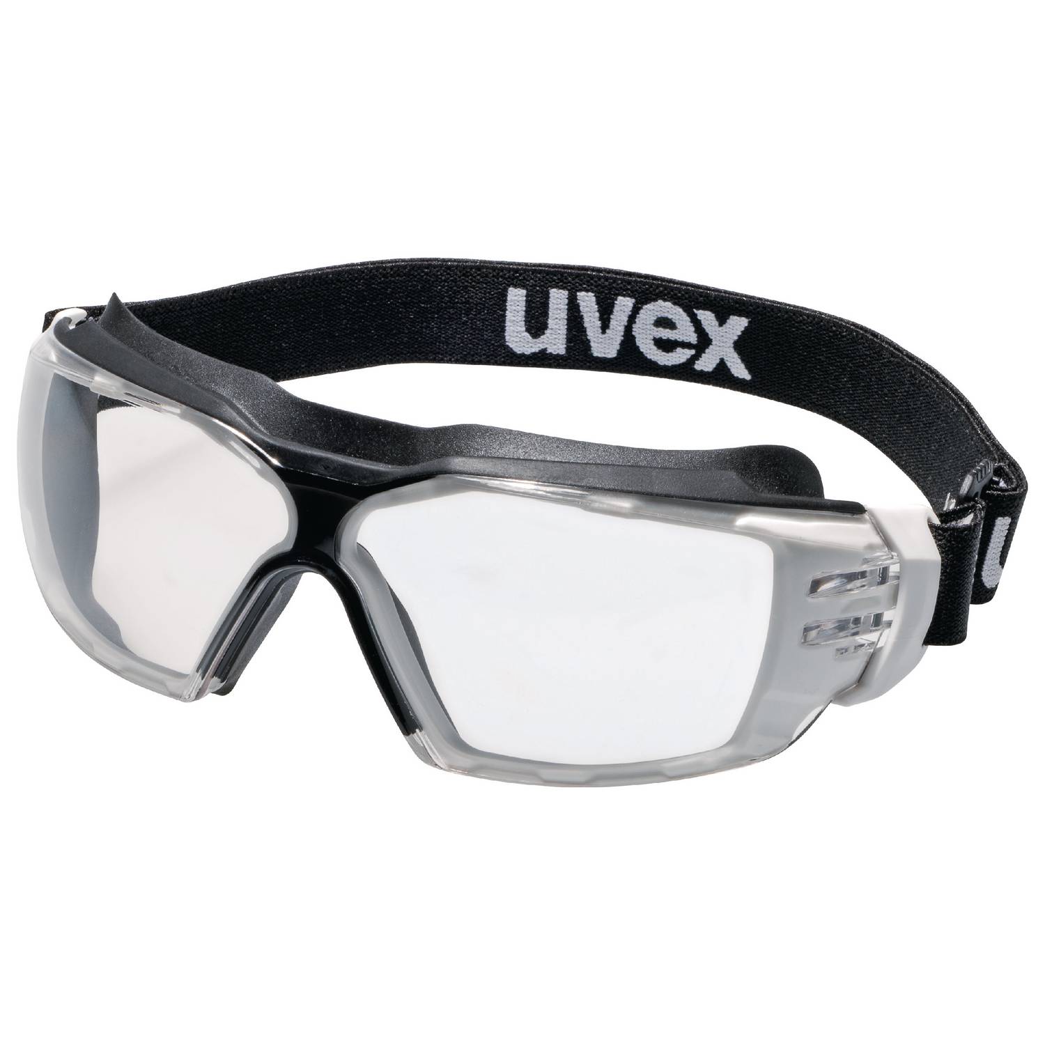 Uvex Ultravision Schutzbrille - Beschlagfreie Kratzfeste und Chemikalienbeständige Vollsichtbrille - Grau/Transparent