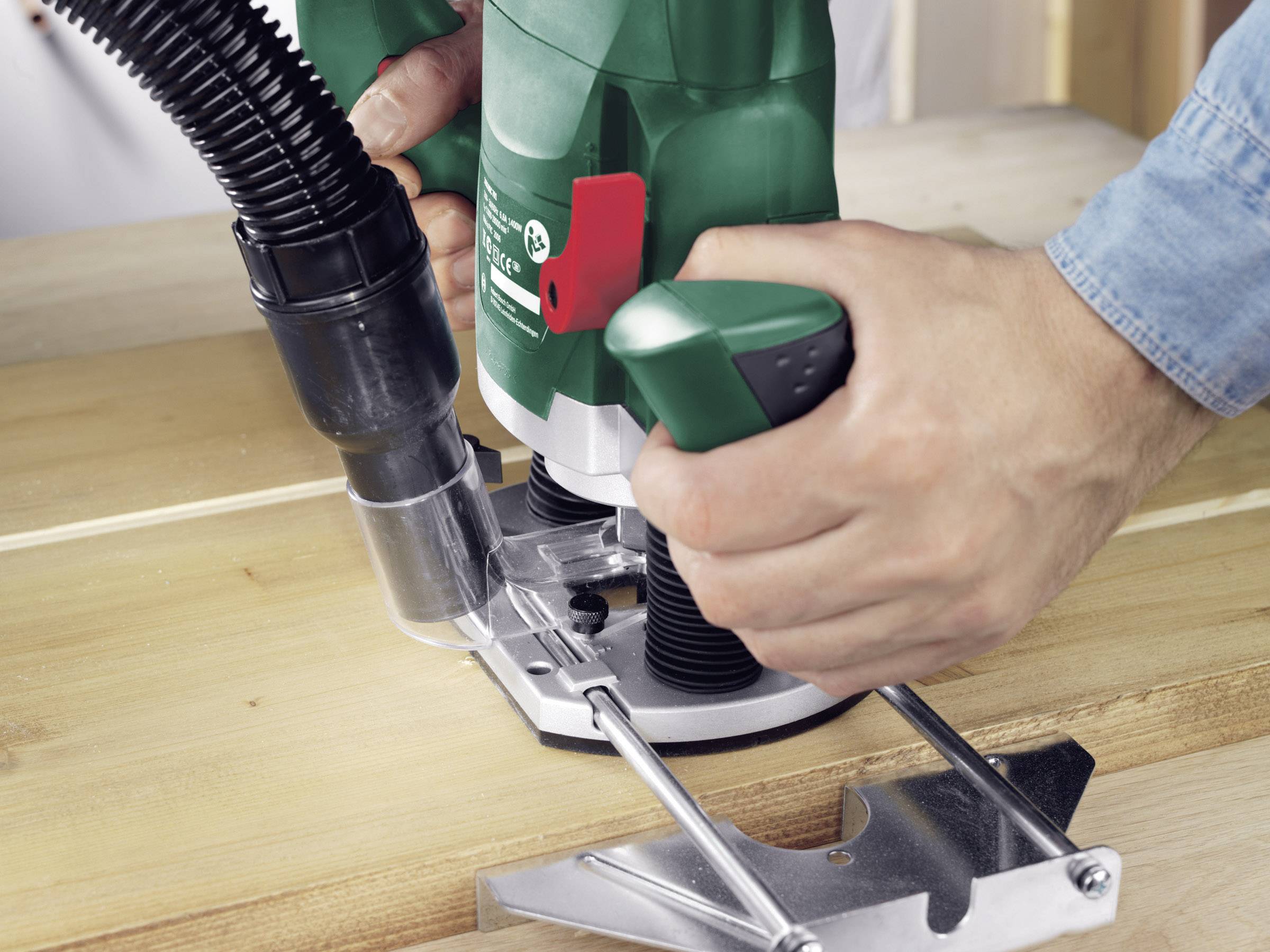 Bosch Home and Garden Oberfräse 060326C800 POF 1400 ACE inkl. Koffer 1400W