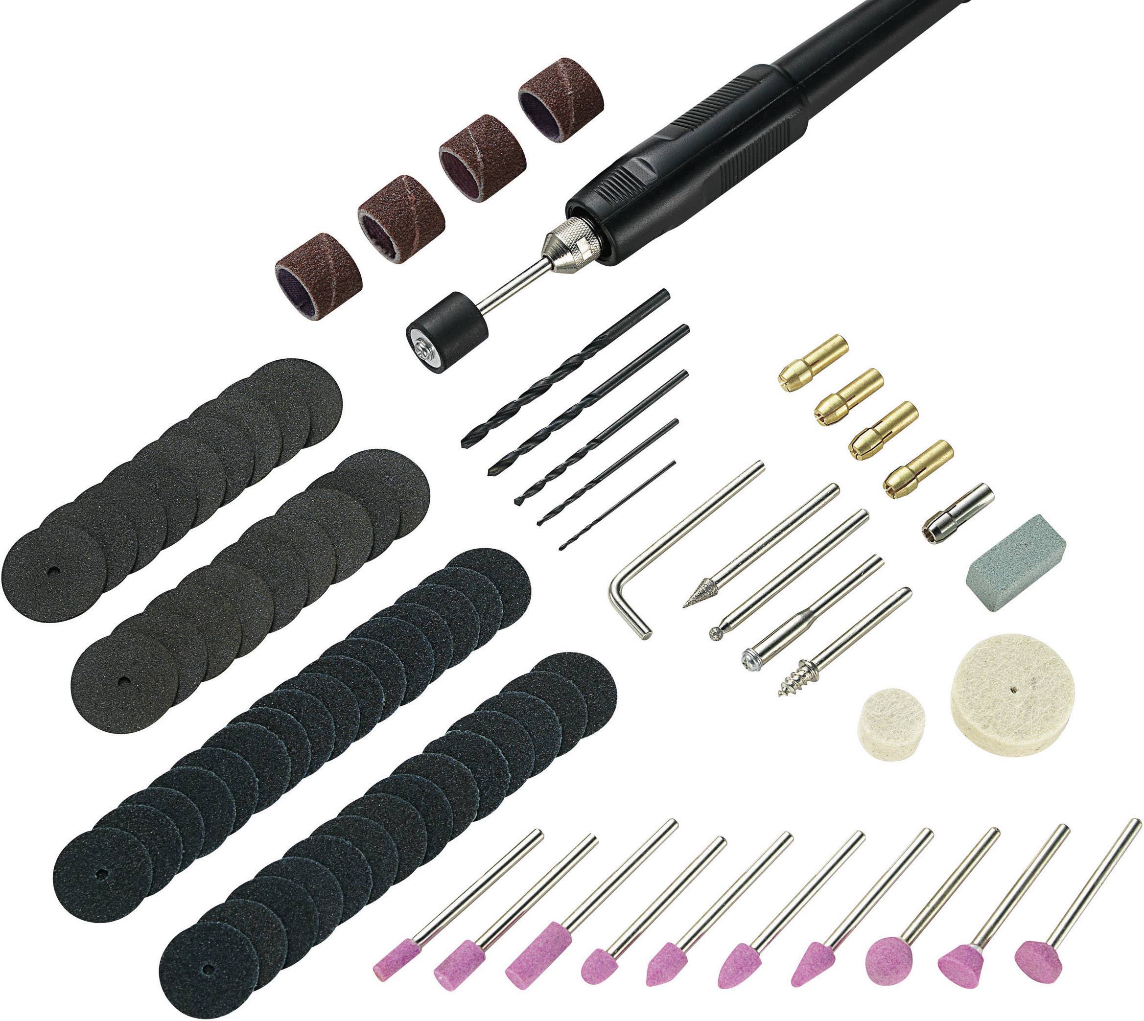 Basetech 814677 Multifunktionswerkzeug mit Zubehör, inkl. Koffer 86teilig 130W