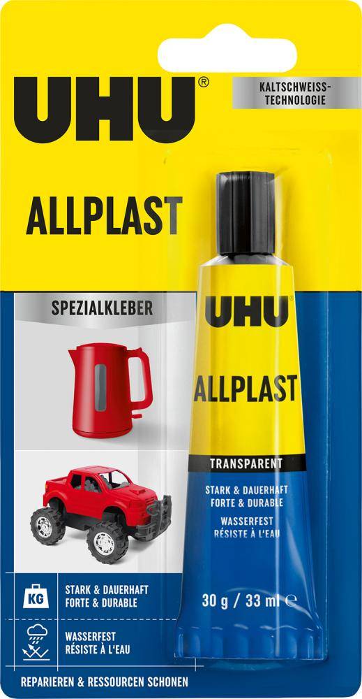 UHU ALLPLAST 30g Tube Infokarte