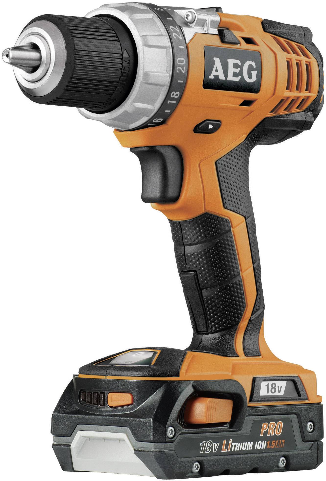 AEG Powertools BS 18 C 1,5 4935428415 Akku-Bohrschrauber 18 V 1.5 Ah Li-Ion inkl. 2. Akku, inkl. Koffer
