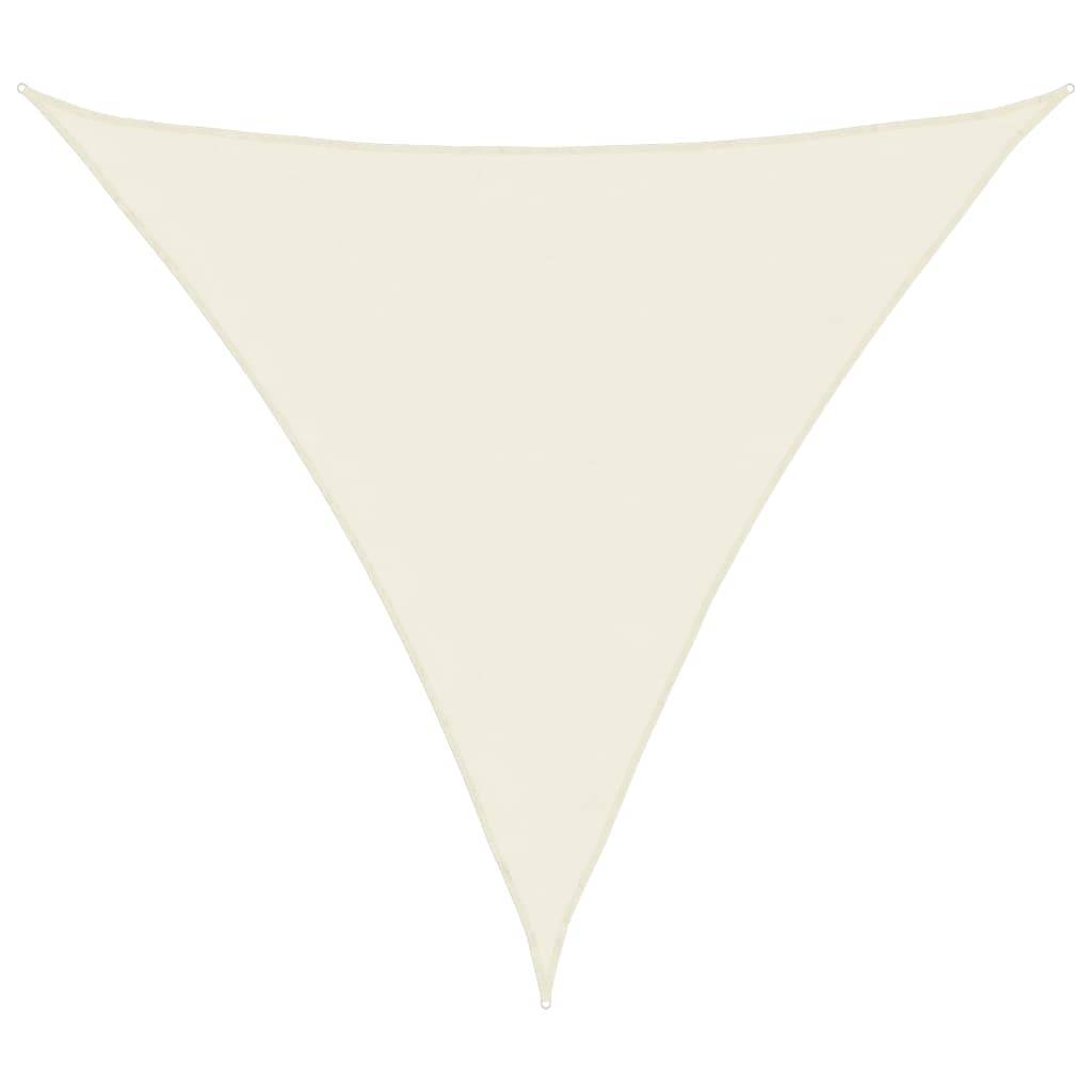 vidaXL Sonnensegel Oxford-Gewebe Dreieckig 4,5x4,5x4,5 m Creme