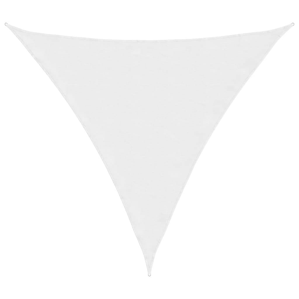 vidaXL Sonnensegel Oxford-Gewebe Dreieckig 4,5x4,5x4,5 m Weiß