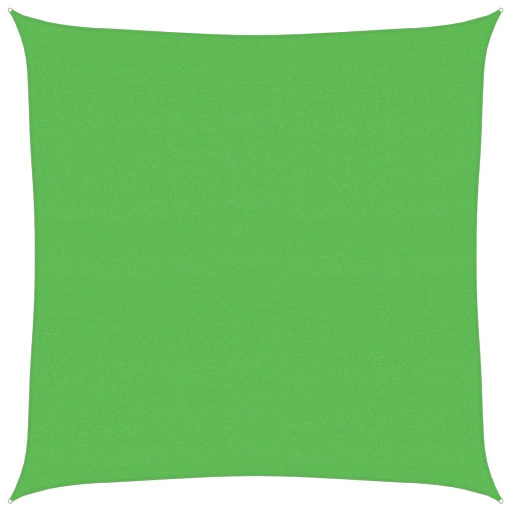 vidaXL Sonnensegel 160 g/m² Hellgrün 4,5x4,5 m HDPE