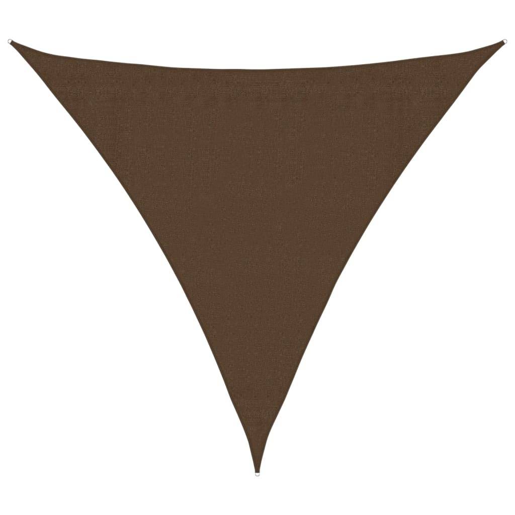 vidaXL Sonnensegel 160 g/m² Braun 3,6x3,6x3,6 m HDPE