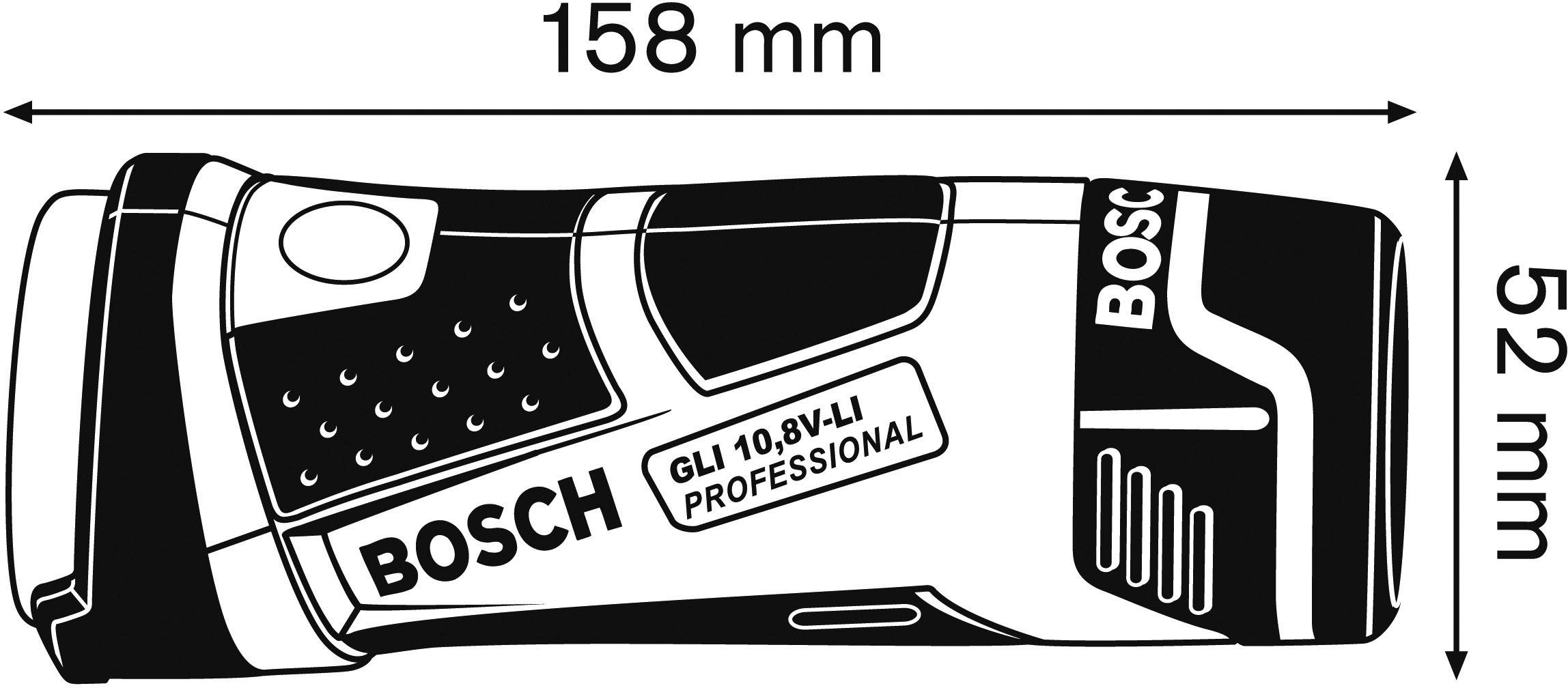LED Taschenlampe GLI 10,8 V-LI Professional ohne Akku und ohne Ladegerät