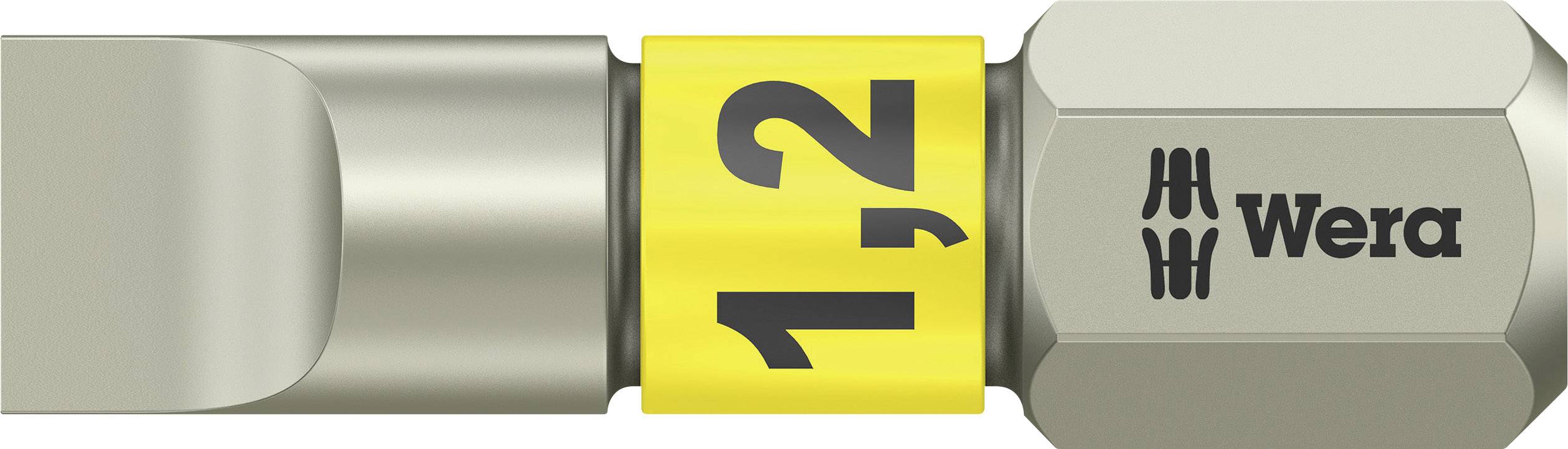 Wera 3800/1 TS 1,2 X 6,5 X 25 MM Schlitz-Bit 6.5 mm Edelstahl D 6.3