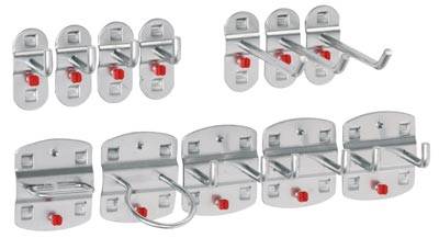 Kappes ®RasterPlan Werkzeughaltersortiment 12-tlg. Alufarben