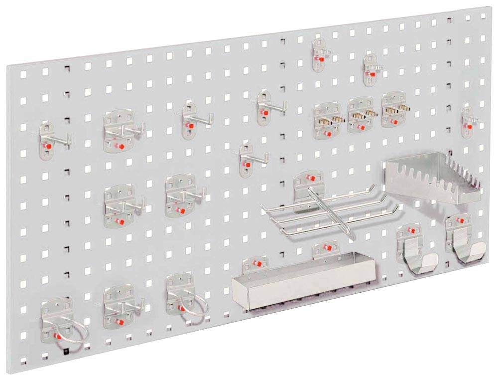Kappes ®RasterPlan Einsteigerset #7 1x Lochplatte 1000x450mm 1x Werkzeughaltersortiment 21-teilig L
