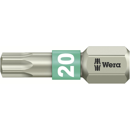 Embout Torx T 20 Wera 05071034001 acier inoxydable Forme (embouts): D 6.3