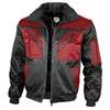 Qualitex Arbeitsjacke 'zweifarbig' in schwarz/rot, Größe: 4XL - modische Pilotenjacke - ideale Übergangsjacke