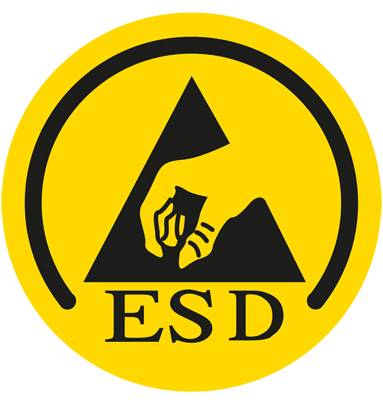 ESD Sweatjacke 121675-940 Gr. L schwarz, 48% BW/48% Poly/4% Karbon ca. 300 g/m²