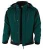Qualitex Arbeitsjacke 'PRO' in grün/schwarz, Größe: L - wetterfeste Winterjacke - Softshelljacke