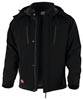 Qualitex Arbeitsjacke 'PRO' in schwarz, Größe: 3XL - wetterfeste Winterjacke - Softshelljacke