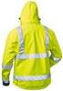 LIAM Warnschutz-Softshelljacke ELYSEE® Gelb / Marine, EN ISO 20471/3, Gr.3XL