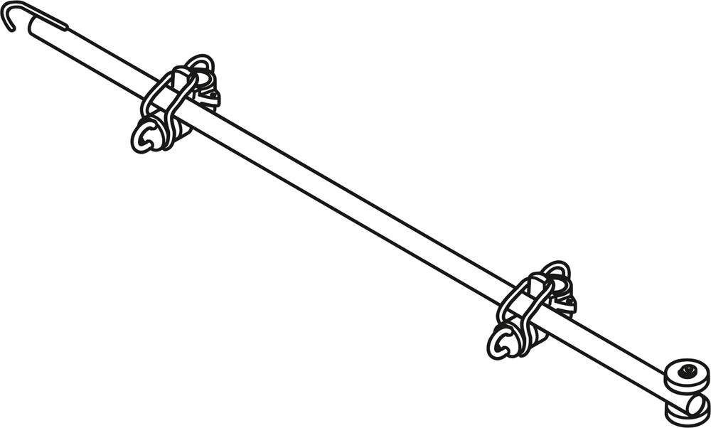 Hymer Einzelteil Gerüst Halterohr 2,05m
