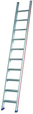 Stufen-Anlegeleiter, 8 Stufen, Leiterlänge 2250 mm, B. 425 mm, Gewicht 5,20 kg