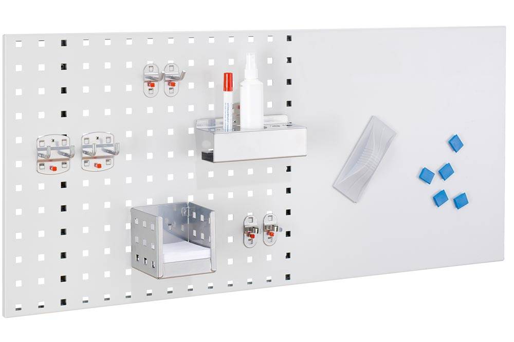 LogoChart Lager Set 2 RAL 7035. 1 LogoChart® RAL 7035 2 Doppelter Werkzeughalte