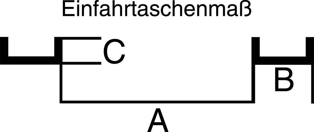 Kippbehälter, Volumen 0,5 cbm, Traglast 1200 kg, mit Einfahrtaschen, LxBxH 1400x