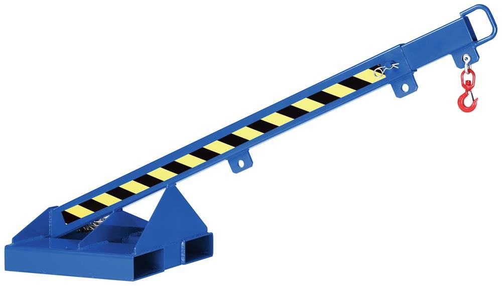 Kranarm für Gabelstapler, Länge 1650-2370 mm, Traglast 175-1000 kg, ausziehbar,