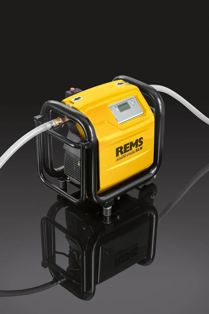 REMS Elektr Spül-/Druckprüfeinheit-Set,ölfreier Kompressor, 8 bar MultiPush SLW