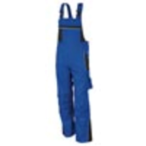 Qualitex Arbeitshose 'PRO' in kornblau/schwarz, Größe: 62 - Latzhose MG 245 g - Blaumann für PROfessionals Qualitex Arbeitshose 'PRO' in kornblau/schwarz, Größe: 62 - Latzhose MG 245 g - Blaumann für PROfessionals