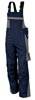 Qualitex Arbeitshose 'PRO' in marine/grau, Größe: 64 - Latzhose MG 245 g - Blaumann für PROfessionals