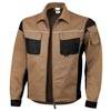 Qualitex Arbeitsjacke 'PRO' in khaki/schwarz, Größe: 48 - Bundjacke MG 245 g - PROfessionals-Werkstattjacke