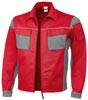Qualitex Arbeitsjacke 'PRO' in rot/grau, Größe: 64 - Bundjacke MG 245 g - PROfessionals-Werkstattjacke