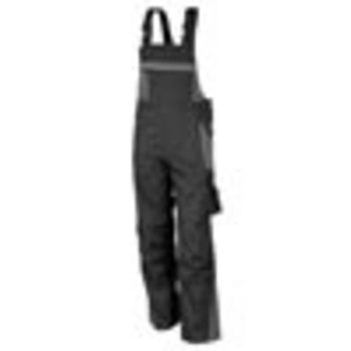 Qualitex Arbeitshose 'PRO' in schwarz/grau, Größe: 56 - Latzhose MG 245 g - Blaumann für PROfessionals Qualitex Arbeitshose 'PRO' in schwarz/grau, Größe: 56 - Latzhose MG 245 g - Blaumann für PROfessionals