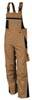 Qualitex Arbeitshose 'PRO' in khaki/schwarz, Größe: 62 - Latzhose MG 245 g - Blaumann für PROfessionals