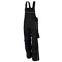 Qualitex Arbeitshose 'PRO' in schwarz, Größe: 50 - Latzhose MG 245 g - Blaumann für PROfessionals Qualitex Arbeitshose 'PRO' in schwarz, Größe: 50 - Latzhose MG 245 g - Blaumann für PROfessionals