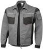 Qualitex Arbeitsjacke 'PRO' in grau/schwarz, Größe: 44 - Bundjacke MG 245 g - PROfessionals-Werkstattjacke
