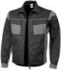 Qualitex Arbeitsjacke 'PRO' in schwarz/grau, Größe: 64 - Bundjacke MG 245 g - PROfessionals-Werkstattjacke