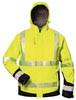 Gr .4XL (70/72) *MELVIN* WATTIERTE WARNSCHUTZ-SOFTSHELLJACKE gelb *MELVIN* PADDE