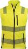 Warnschutz-Softshellwesten Prevent Farbe warngelb/schwarz, Gr.3XL