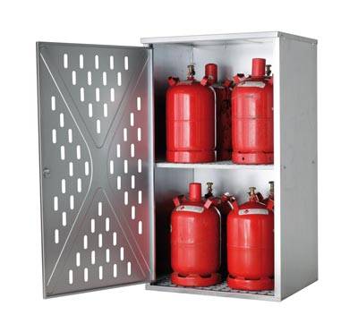 asecos Propangasflaschenschrank für den Außenbereich, 84x150x69cm