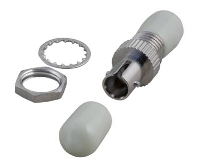 Kupplung ST Simplex OM1-5 Metallgehäuse -- Glasfaserverkabelung Glasfaser Kupplungen OM1