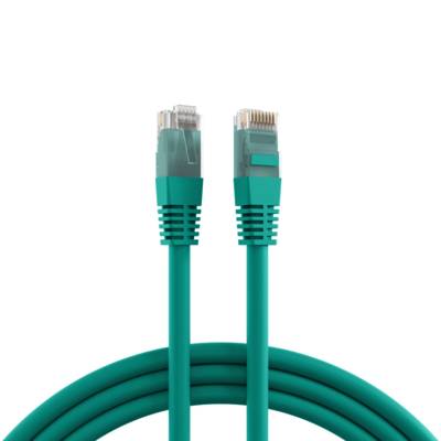 RJ45 Patchkabel Cat.6 U/UTP PVC -- CCA grün 20m SALE Kupferverkabelung PVC CCA