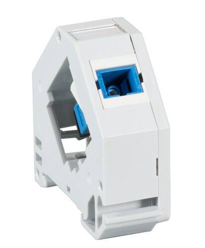 EFB-Elektronik FTTH-DINRAIL-LC, Hutschienenadapter für LC Singlemode, 2 Ports