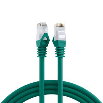 RJ45 Patchkabel Cat.6 U/UTP LSZH, CCA grün 2m Kupferverkabelung