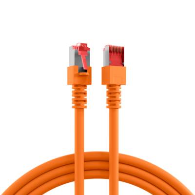 RJ45 Patchkabel Cat.6 S/FTP LSZH -- orange 50m Kupferverkabelung