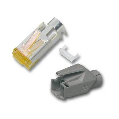 HiRose TM31 Stecker geschirmt, Tülle grau, 50 Stück