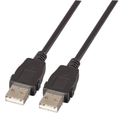 USB2.0 Anschlusskabel A-A, St.-St. -- 1,8m, Classic, beidseitig verriegelbar Multimedia USB Kabel