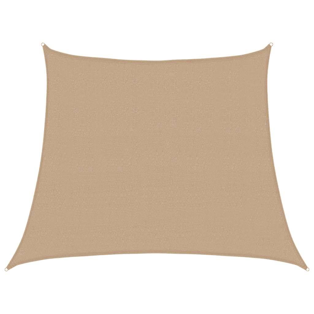 vidaXL Sonnensegel 160 g/m² Taupe 3/4x3 m HDPE