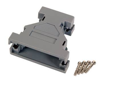 Leer-Gehäuse-Plastik 25-25pol., grau -- Multimedia Serielle und Paralelle