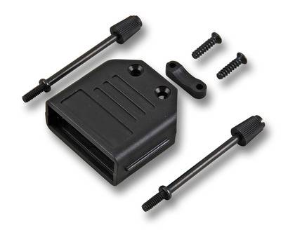 Flip-Top Haube schwarz 25polig -- Multimedia Serielle und Paralelle Kabel D