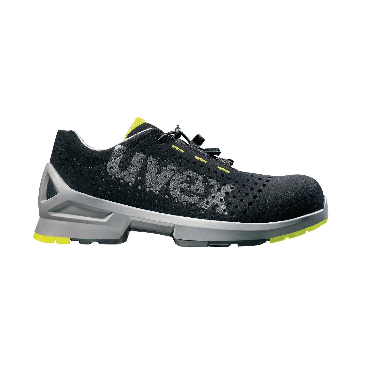 Uvex 1 Sicherheits-Halbschuh 8543 gelocht, S1 SRC nach EN ISO 20345:2011 S1 SRC Weite 11