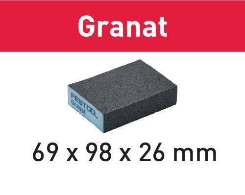 Schleifblock 69x98x26 60 GR/6 Granat, FESTOOL powered by UPR